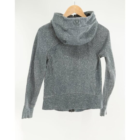 Lululemon  Scuba Hoodie *Light Cotton Fleece Luminesce Splatter White Black | 4 - Picture 5 of 11